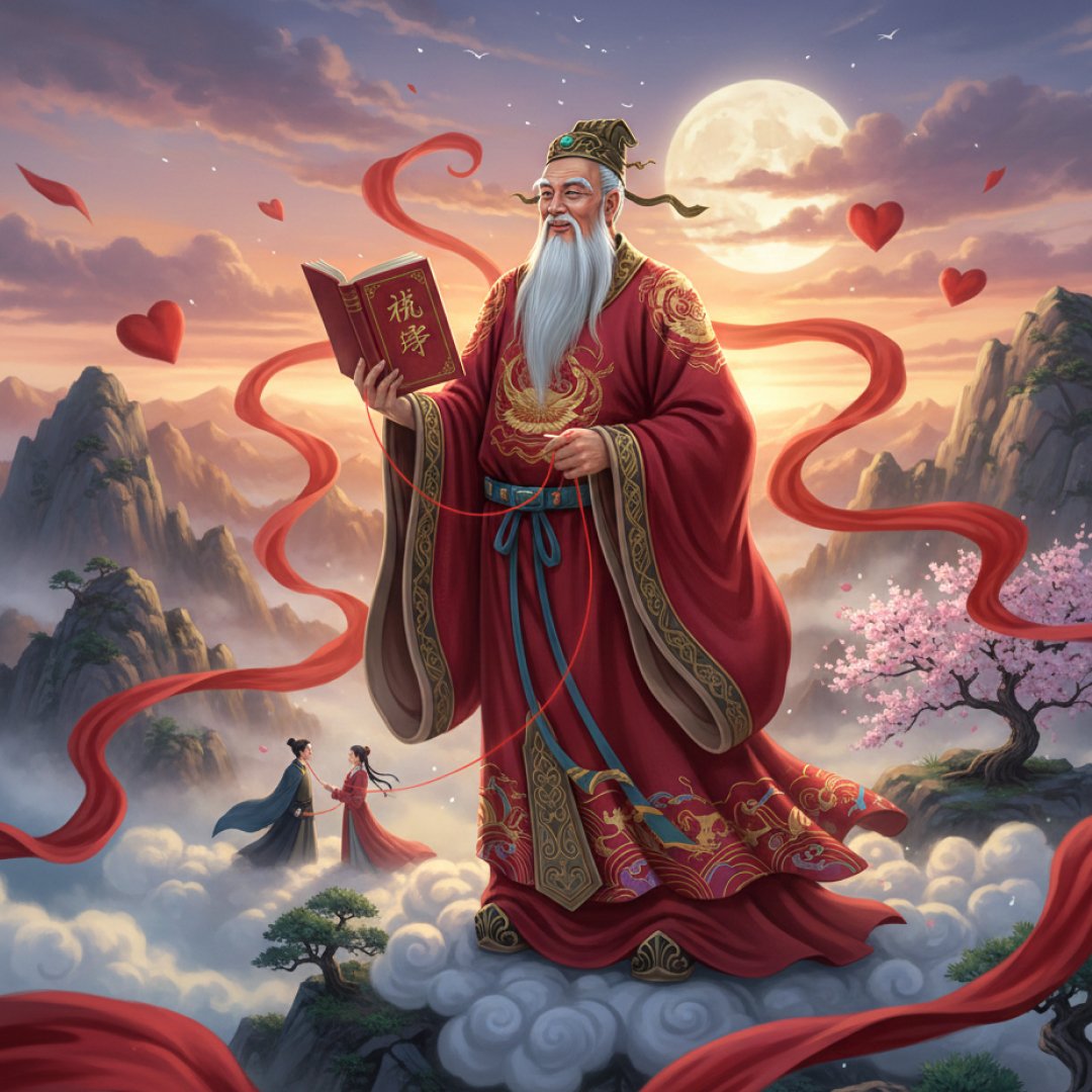 Yue Lao o deus chinês do casamento