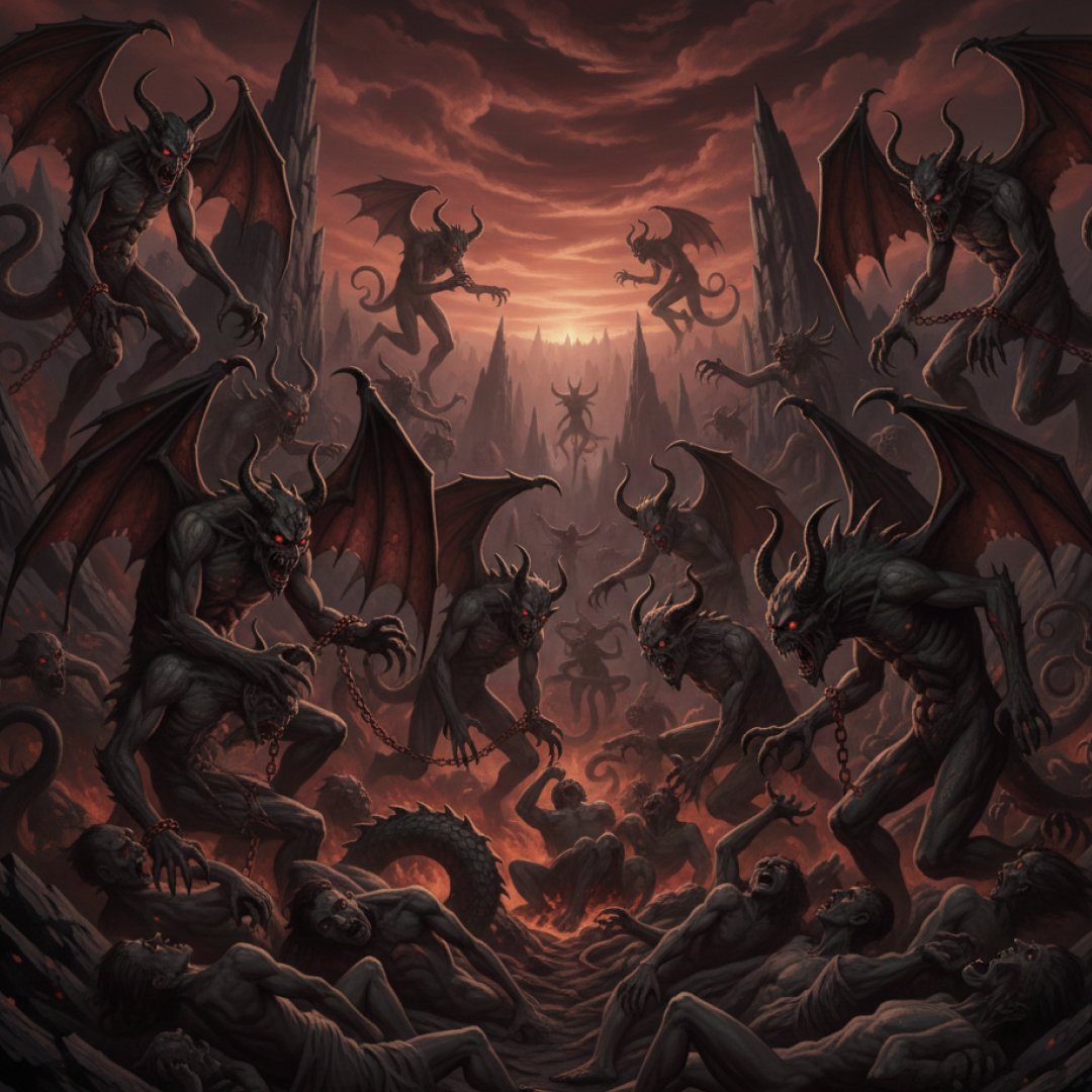 Demônios no inferno
