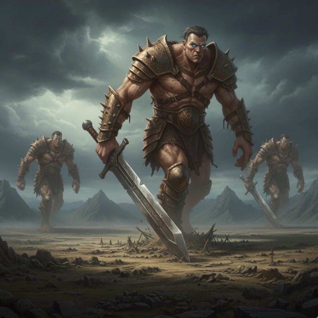 Nefilins caminhando sobre a Terra